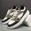 Men's Stylish Street Style Skateboard Shoes, Comfortable Non-Slip Casual Lace-Up Sneakers For Men's Outdoor Activities