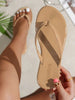Women's Flat Flip Flops, Shiny Summer Fashion Comfortable Round Toe Sandals, Suitable For Outings, Gatherings, Home, Travel, Beach